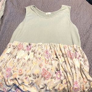 2xl Be Stage tank top light green